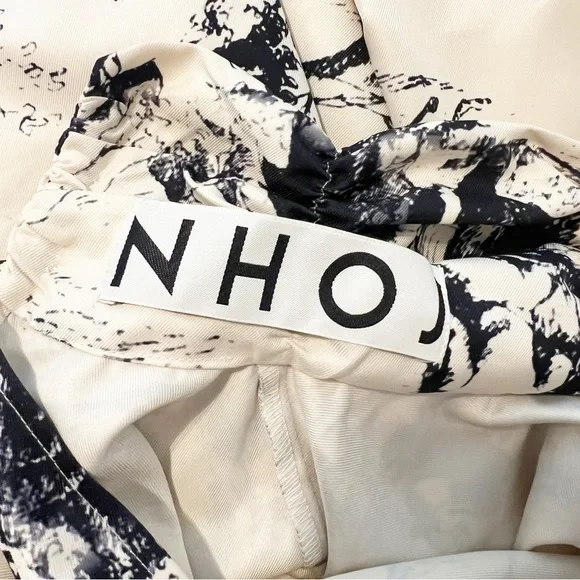 JOHN French Scenic Printed Dress